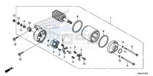 VFR1200XLF CrossTourer - VFR1200X 2ED - (2ED) drawing STARTING MOTOR