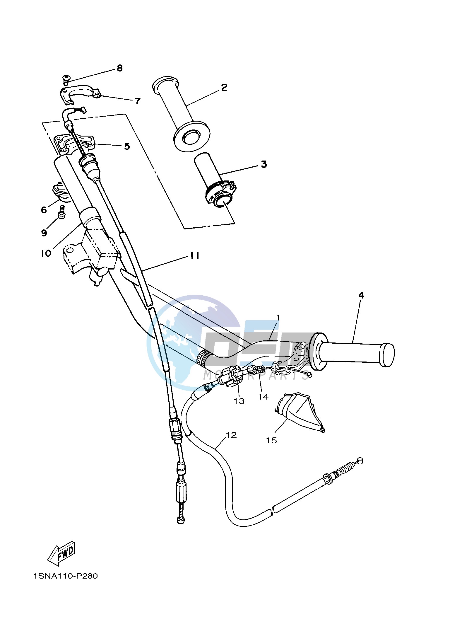 STEERING HANDLE & CABLE