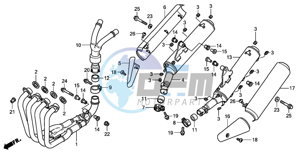 EXHAUST MUFFLER