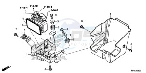 CB500F Europe Direct - (ED) drawing ABS MODULATOR