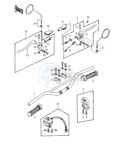 KE 125 A [KE125] (A7-A8) [KE125] drawing HANDLEBAR -- 80-81 A7_A8- -