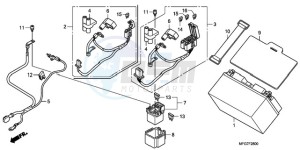 CB600F9 Spain - (SP / 25K) drawing BATTERY