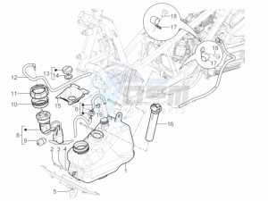 MP3 300 YOUrban ERL drawing Fuel Tank