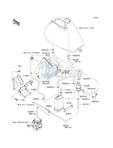 EN 500 C [VULCAN 500 LTD] (C6F-C9F) C7F drawing FUEL EVAPORATIVE SYSTEM-- C6F_C7F- --- CA- -