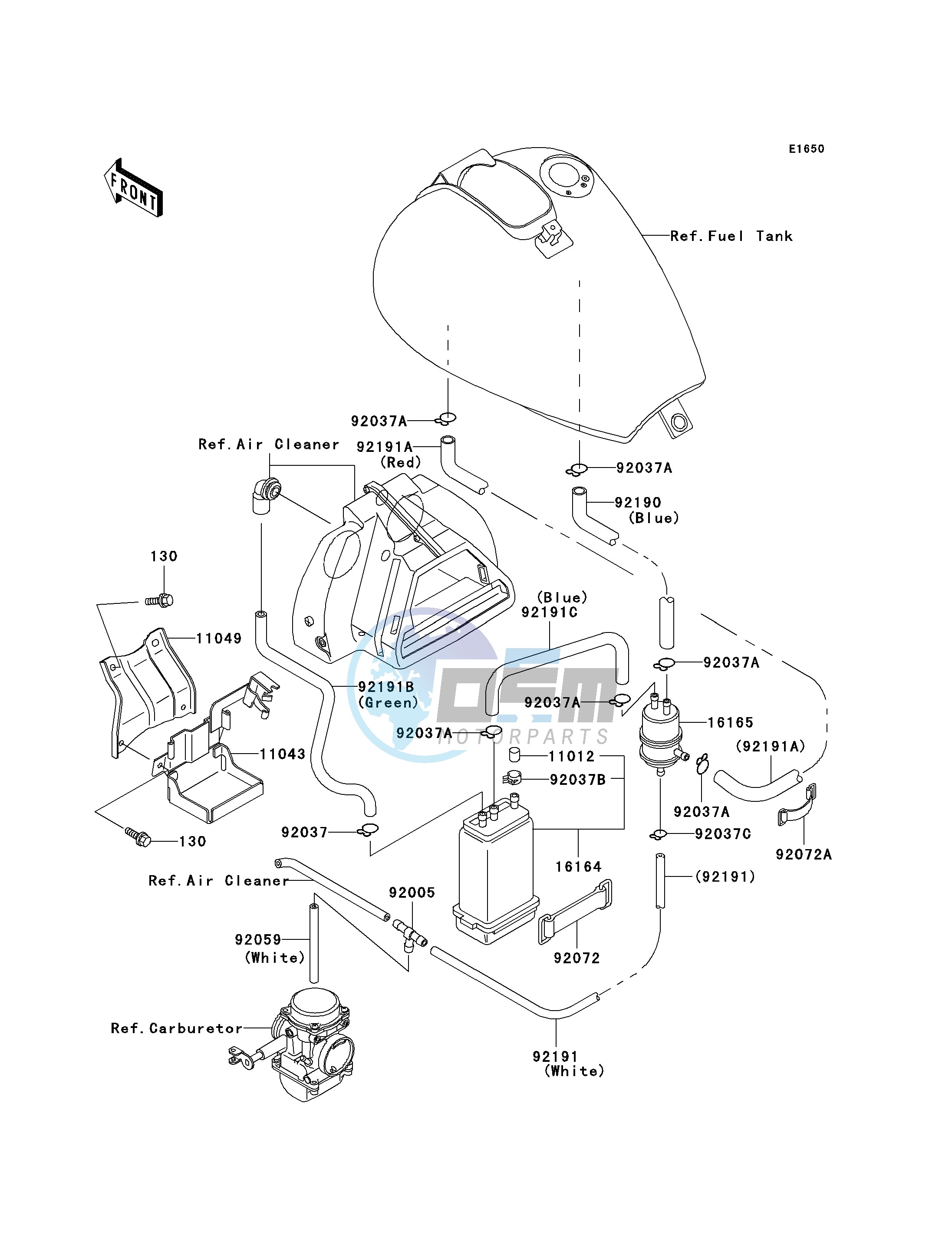 FUEL EVAPORATIVE SYSTEM-- C6F_C7F- --- CA- -