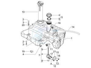 LXV 50 2T Navy drawing Fuel Tank