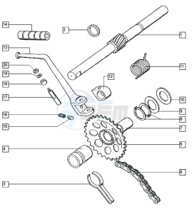 CLASSIC_25-45kmh_Y-K2 50 Y-K2 drawing Starter mechanism