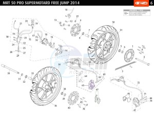 MRT-50-PRO-SM-FREE-JUMP drawing WHEELS - BRAKES