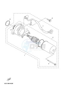 NS50F AEROX 4 (1GB1 1GB1 1GB1) drawing STARTING MOTOR