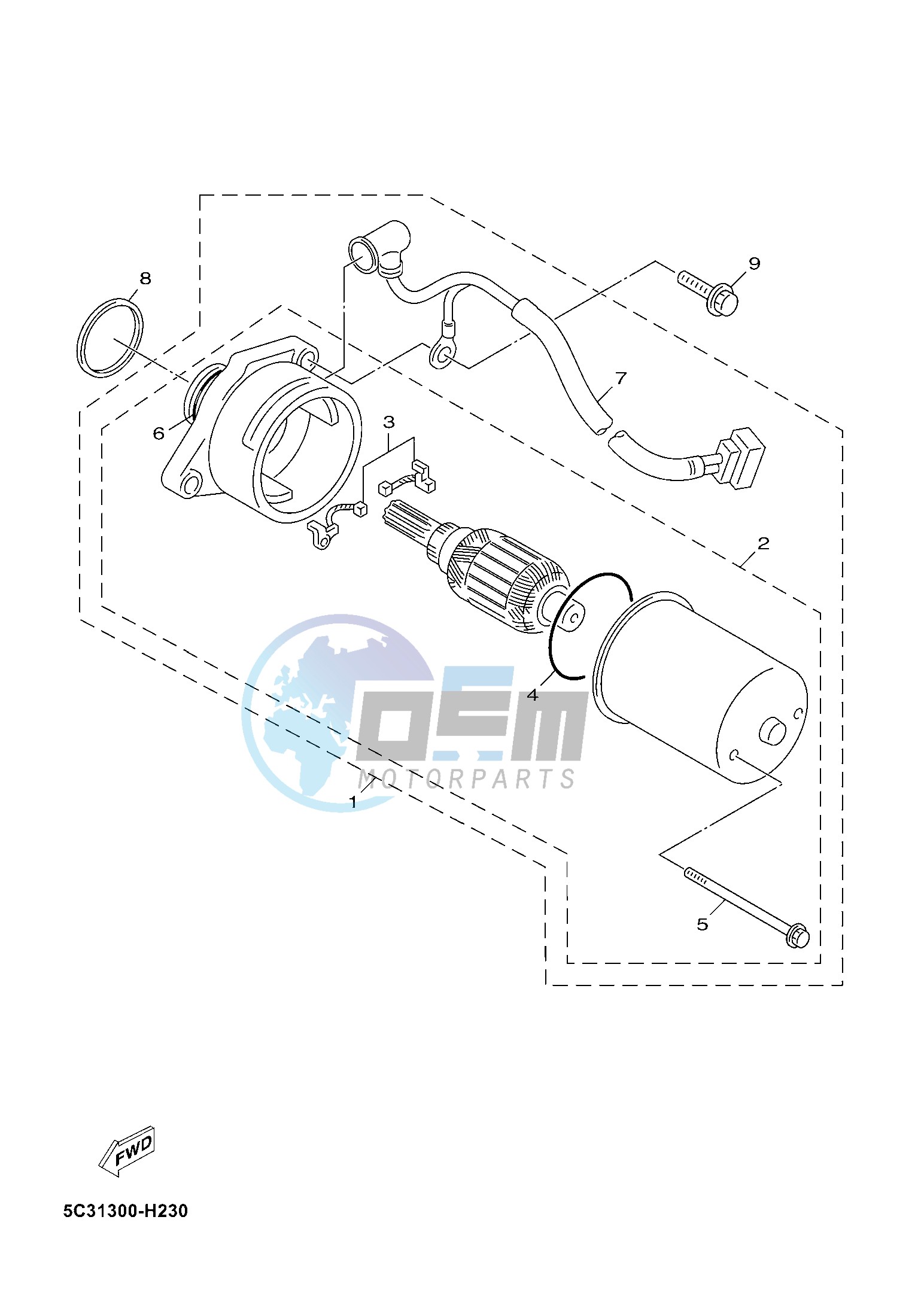 STARTING MOTOR