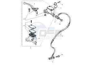 TT R 600 drawing FRONT MASTER CYLINDER