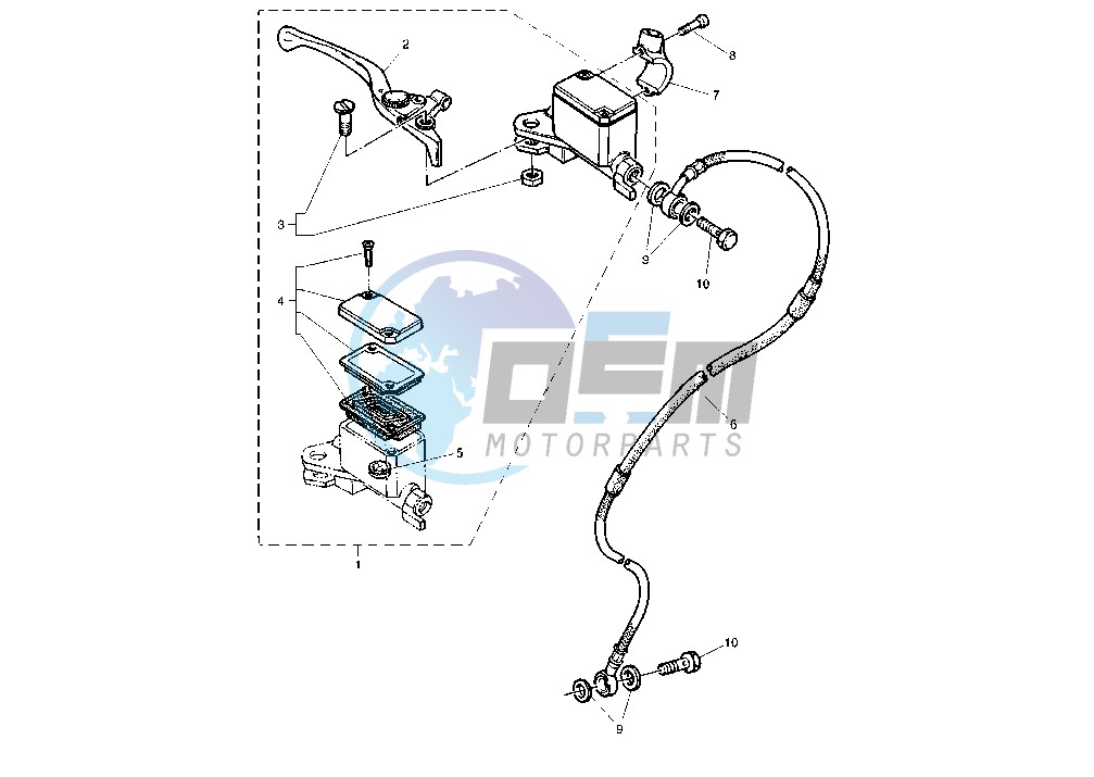 FRONT MASTER CYLINDER