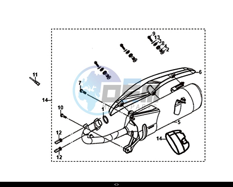 EXHAUST MUFFLER