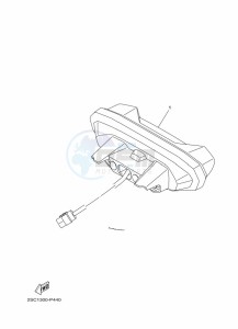 TRACER 900 GT MTT850D (B1J8) drawing TAILLIGHT