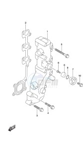 DF 30A drawing Exhaust Manifold