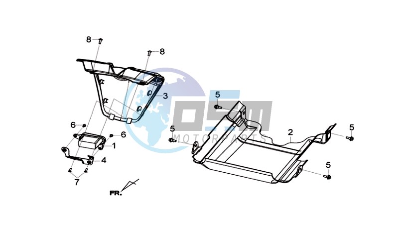 REAR FENDER - INNER SHIELD - UNDERTAIL