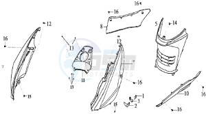 SHARK 50 E2 drawing COWLING