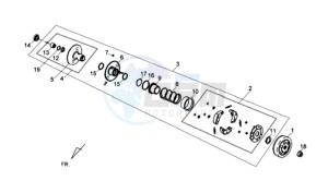 ORBIT II 50 TS L1-L6 drawing CLUTCH