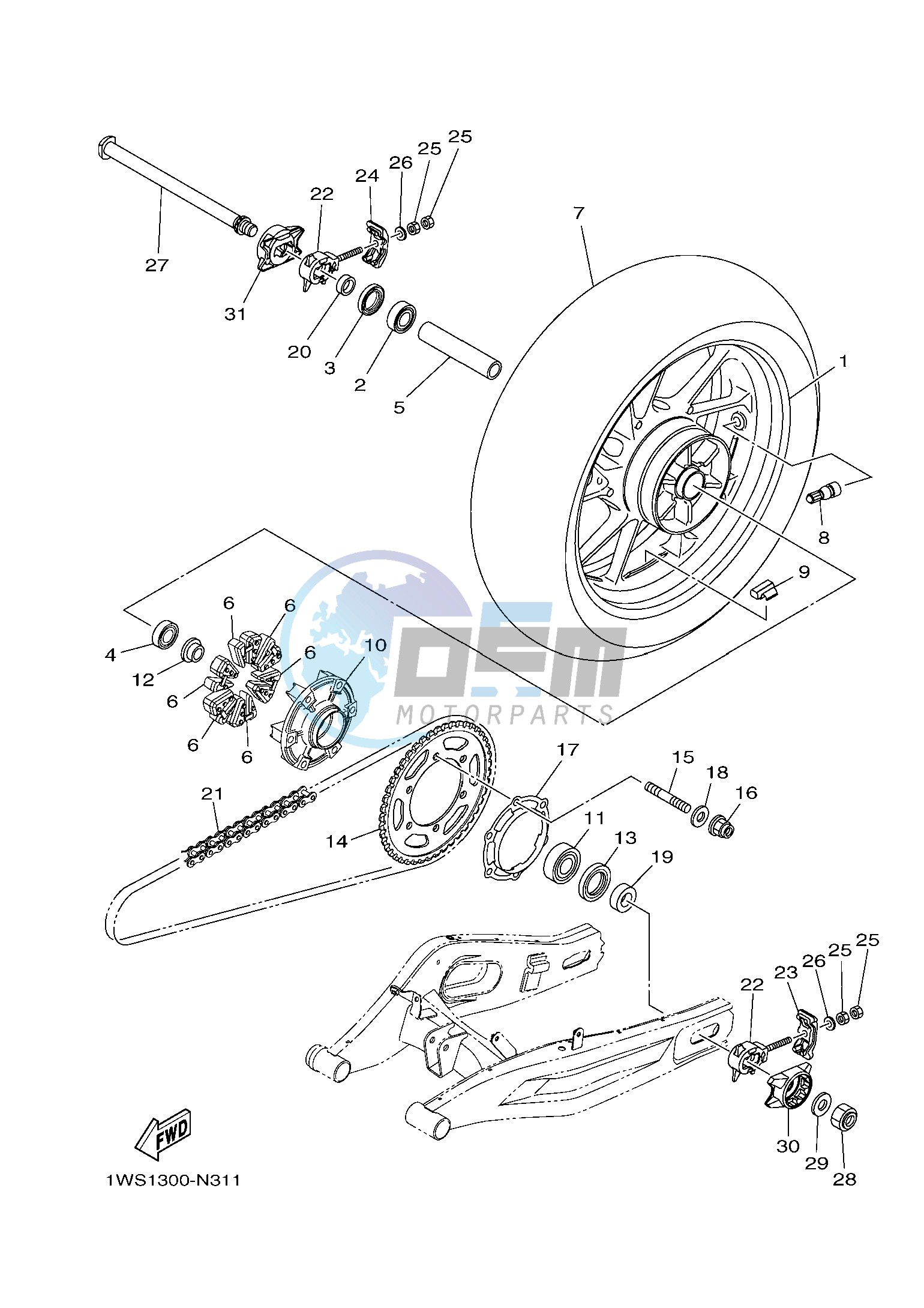 REAR WHEEL