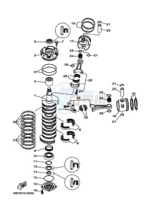 LZ200N drawing CRANKSHAFT--PISTON