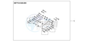 VT125C drawing BACKREST STAY