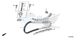 SH300D SH300i UK - (E) drawing CAM CHAIN/ TENSIONER