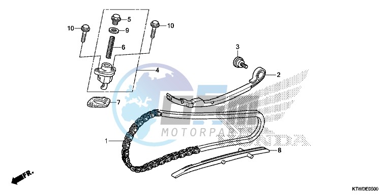 CAM CHAIN/ TENSIONER