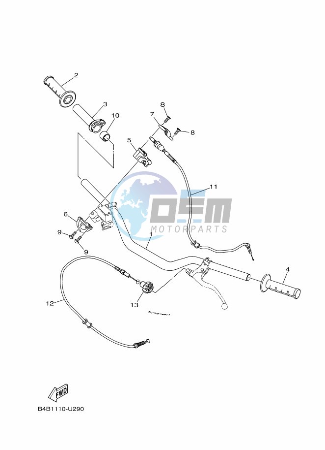 STEERING HANDLE & CABLE