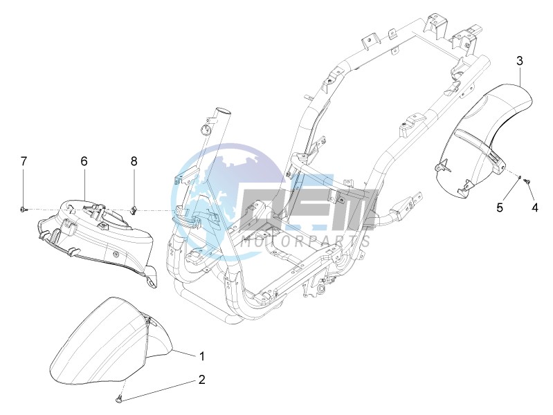 Wheel housing - Mudguard