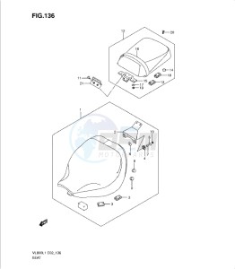 VL800 drawing SEAT (VL800UEL1 E19)