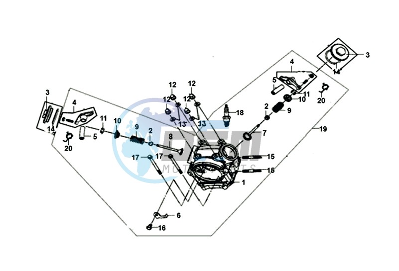 CYLINDER HEAD KPL.