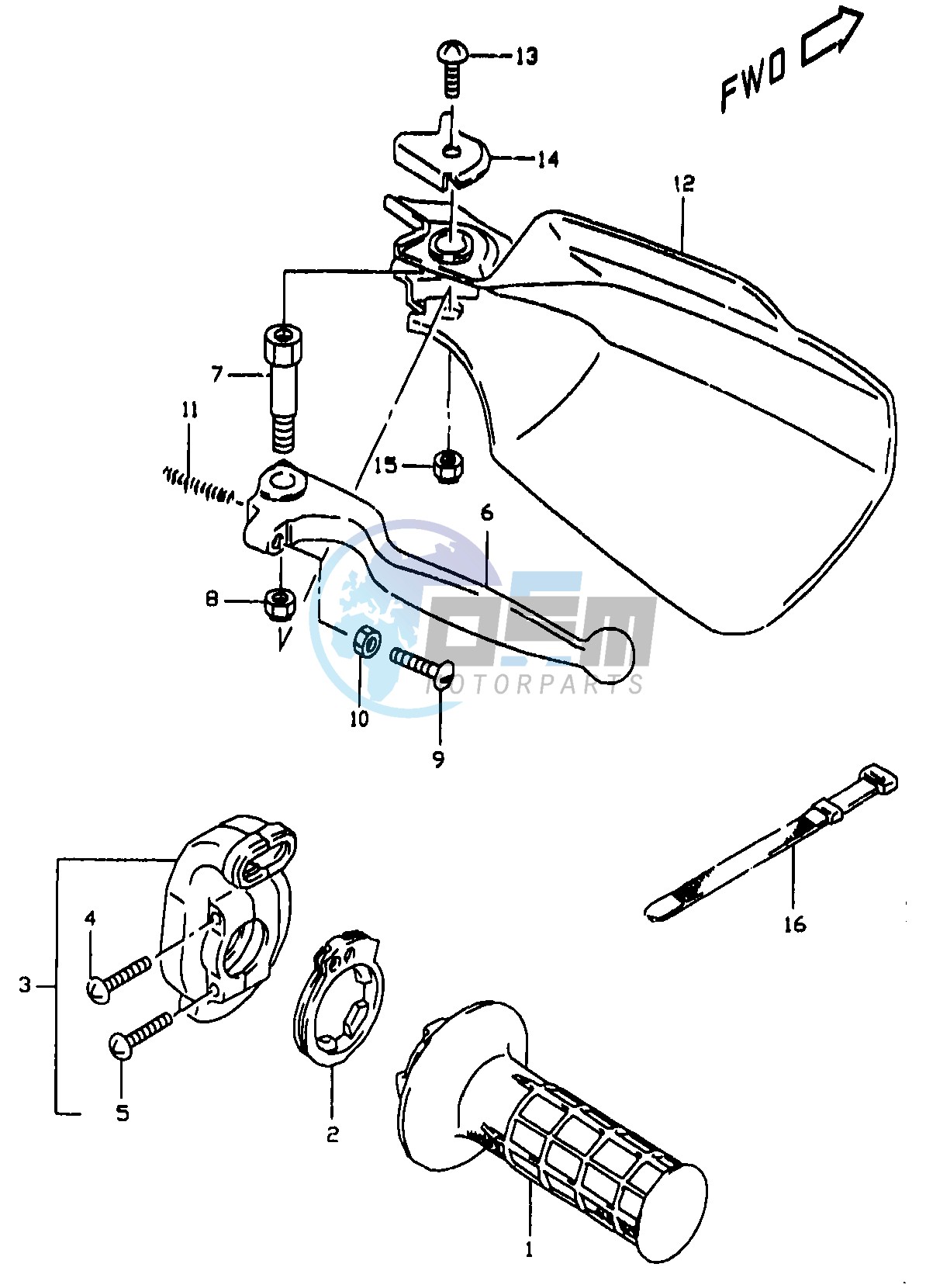 RIGHT HANDLE LEVER