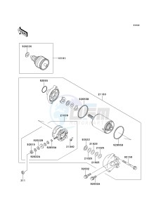 JH 750 E [SS] (E1-E2) [SS] drawing STARTER MOTOR