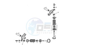 SENDA SM - 125 CC VTHSC2B1A 4T EU2 drawing VALVE