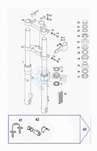 SPRINT_SPORT_L1 50 L1 drawing Front forks