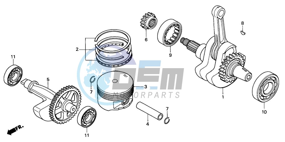 CRANKSHAFT/PISTON