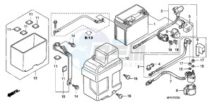 SH125DH UK - (E) drawing CRANKSHAFT/PISTON