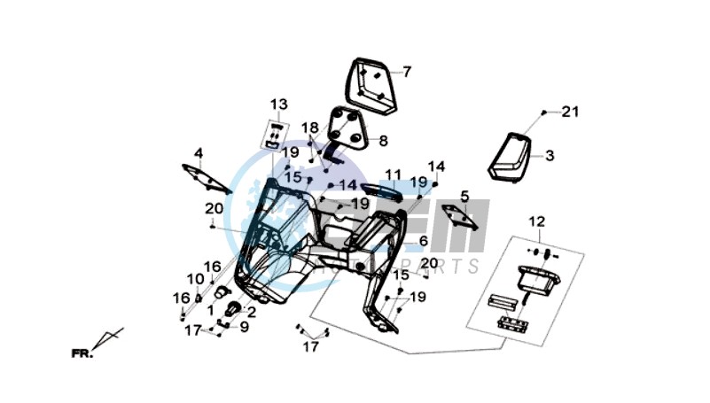 COWLING INNER FR PLATE