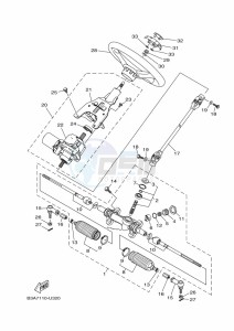 YXC700E YX70CPM (BHE2) drawing STEERING