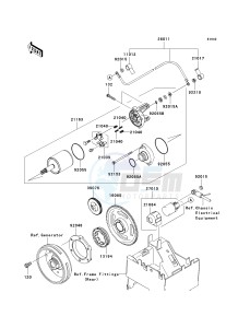 KRF 750 F [TERYX 750 4X4 NRA OUTDOORS] (F8F) F8F drawing STARTER MOTOR