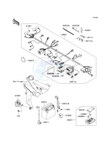 ZR 1000 A [Z1000] (A1-A3) A3 drawing CHASSIS ELECTRICAL EQUIPMENT-- A3- -