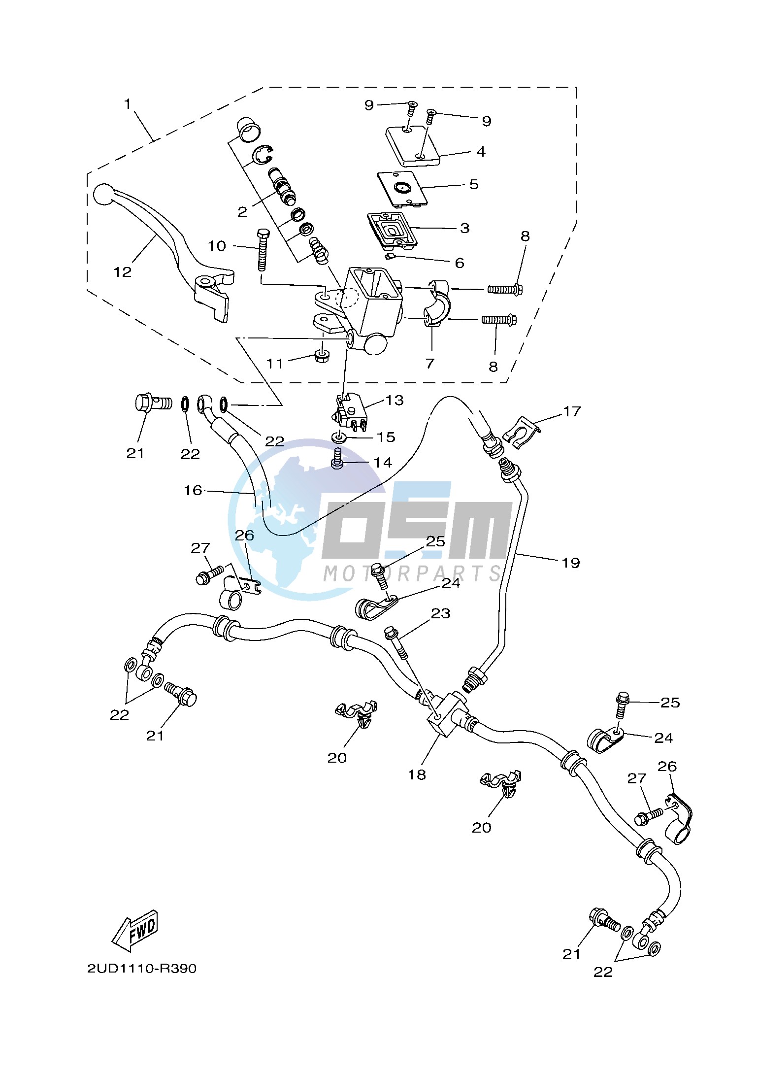 FRONT MASTER CYLINDER