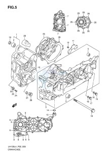 UH125 BURGMAN EU drawing CRANKCASE