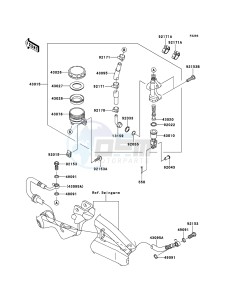 ER-6f EX650A6F GB XX (EU ME A(FRICA) drawing Rear Master Cylinder