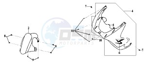 SHARK 50 drawing FRONT FENDER