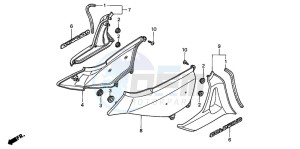 GL1800 drawing SIDE COVER