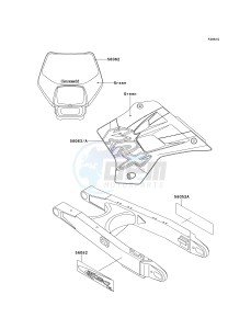 KDX 220 A [KDX220R] (A4-A8) [KDX220R] drawing DECALS-- KDX220-A7- -