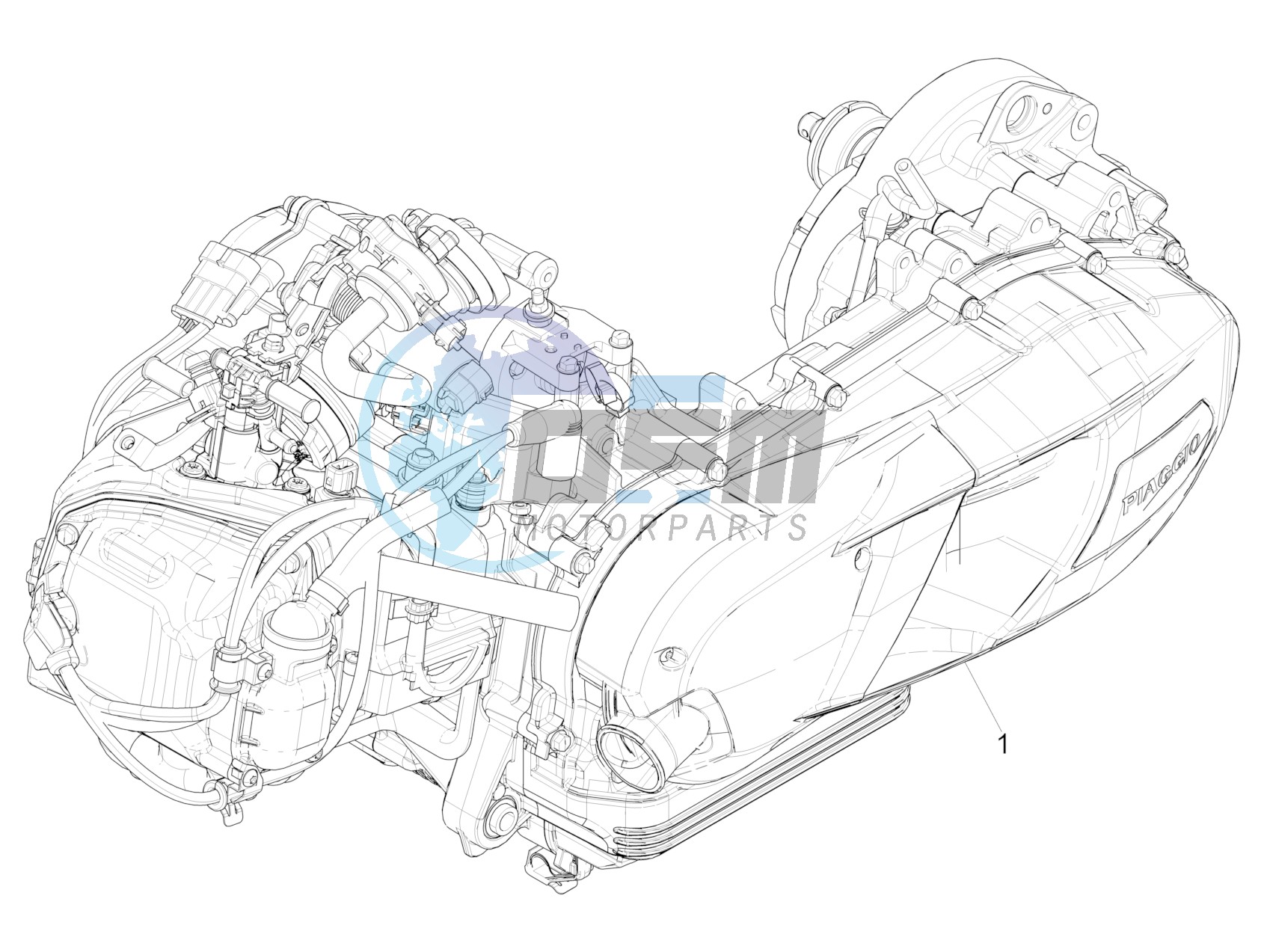 Engine, assembly