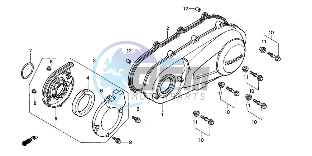 LEFT CRANKCASE COVER