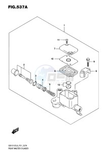 GSX-S125 MLX drawing FRONT MASTER CYLINDER